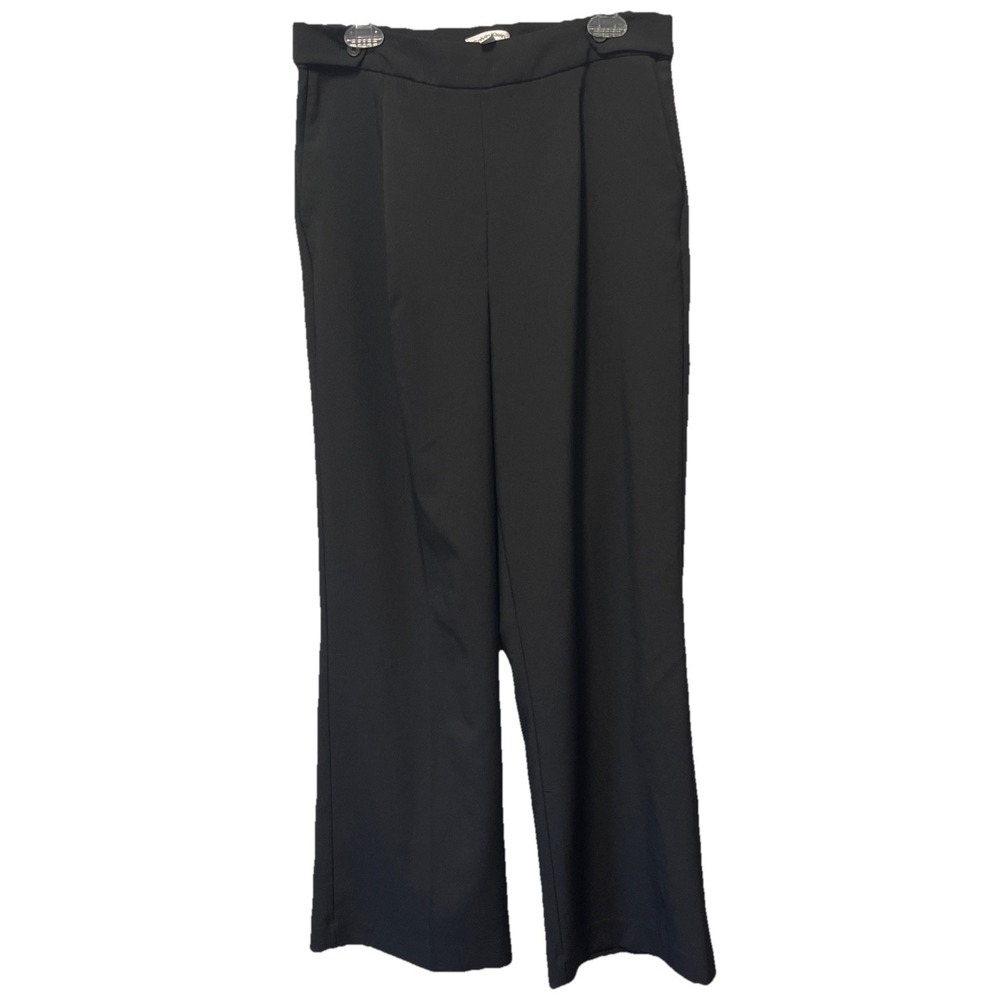Calvin Klein Women's Black Dress Pants Size 10 Side Zip/Eye Hook